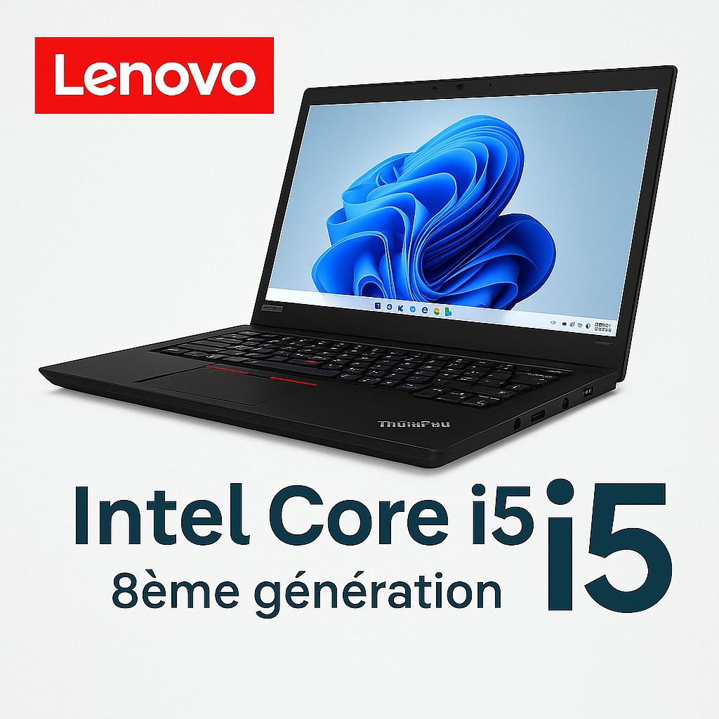 Lenovo Core i5, 8e génération, RAM 8 Go 